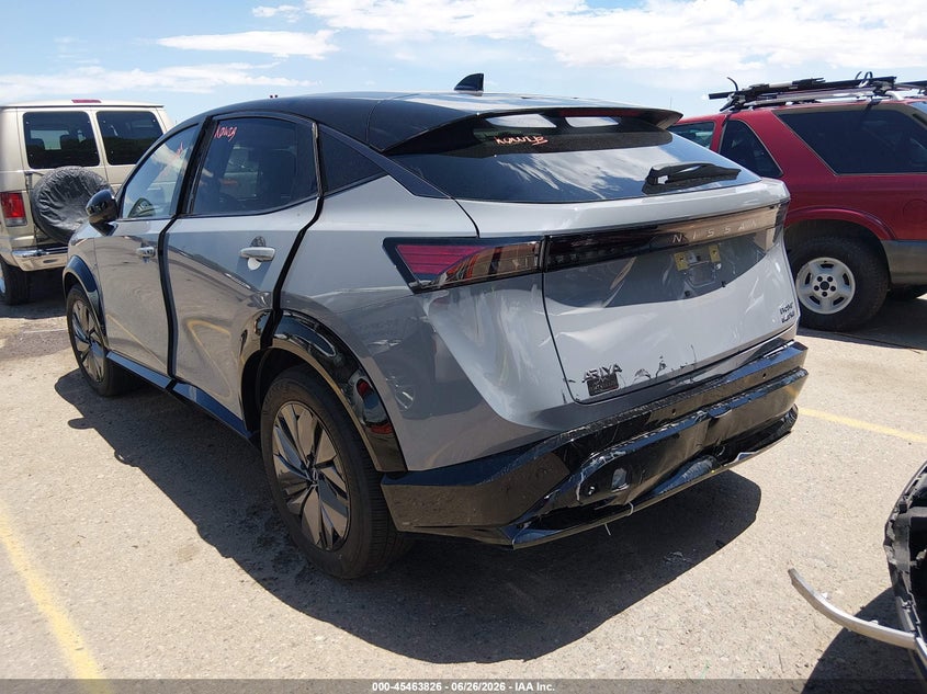2025 Nissan Ariya VIN JN8DF0BF9SM790111 IAAI salvage auction — REAR END, Salvage Title, sold $25,000 on 2026-09-22 (photo 3)