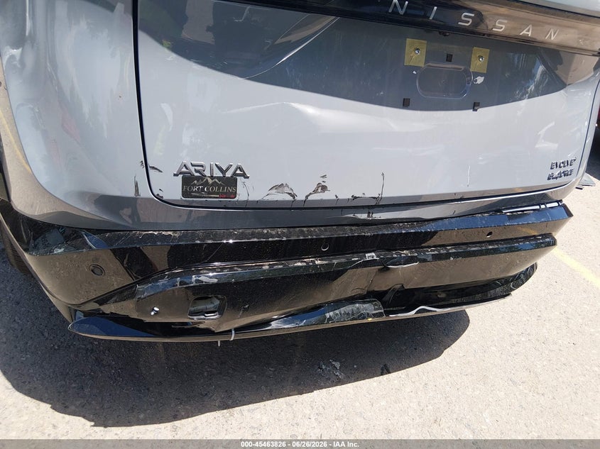2025 Nissan Ariya VIN JN8DF0BF9SM790111 IAAI salvage auction — REAR END, Salvage Title, sold $25,000 on 2026-09-22 (photo 6)