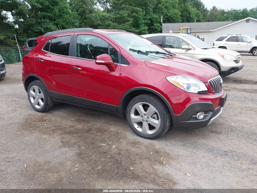 2016 Buick Encore VIN KL4CJFSB0GB584372 IAAI salvage auction — LEFT SIDE, Salvage Title, sold $375 on 2026-07-27 (photo 1)