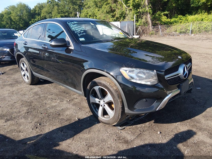 2017 Mercedes-benz Glc coupe VIN WDC0J4KB5HF154726 IAAI salvage auction — SIDE, Salvage (Massachusetts), sold $7,000 on 2026-08-08 (photo 1)