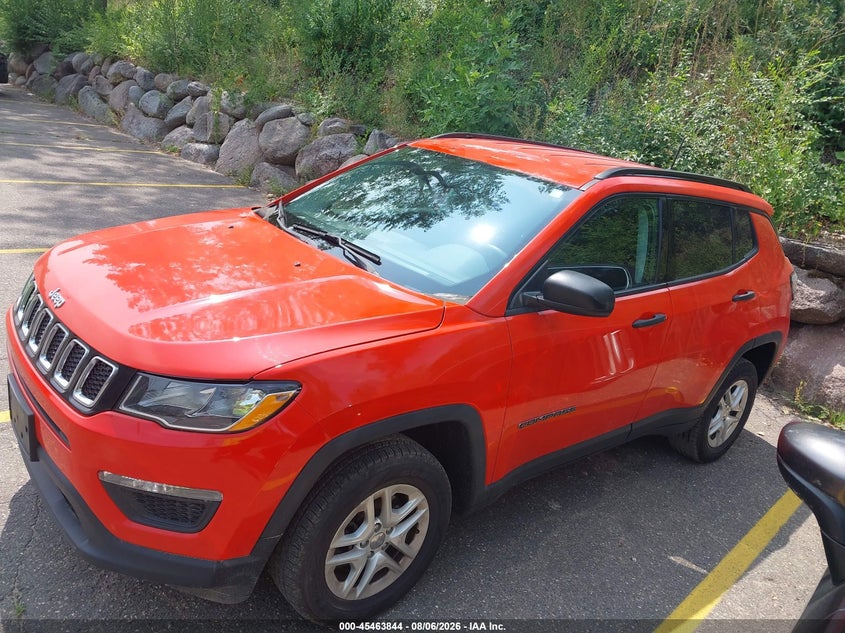 2018 Jeep Compass VIN 3C4NJDAB2JT392235 IAAI salvage auction — NORMAL WEAR, Sf97 (Minnesota), sold $8,525 on 2026-08-27 (photo 6)