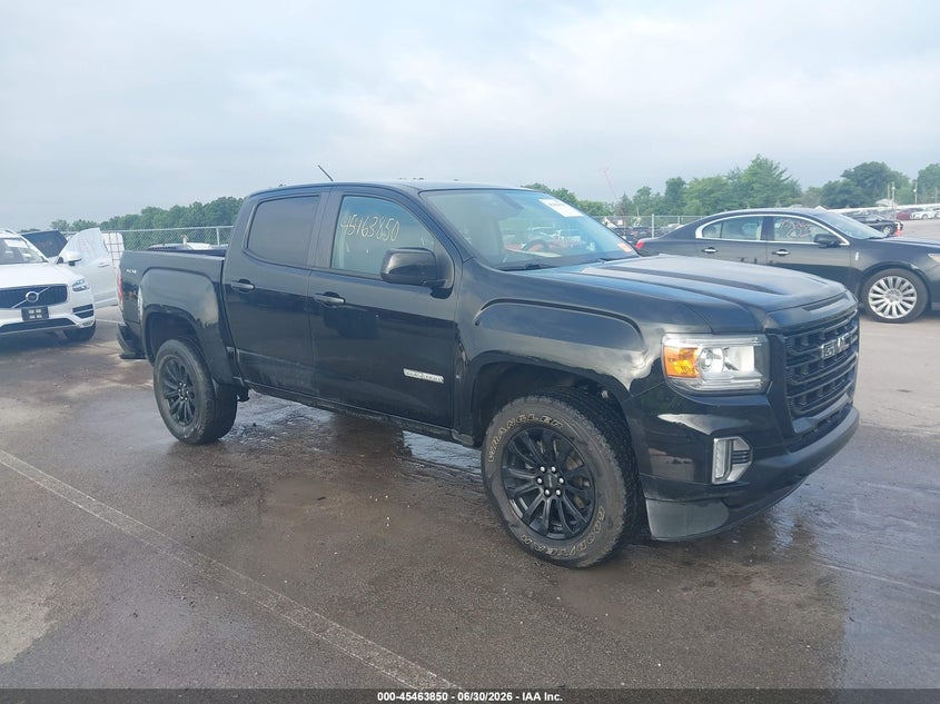 2022 Gmc Canyon VIN 1GTG6CEN2N1245807 IAAI salvage auction — REAR END, Salvage (Indiana), sold $10,875 on 2026-07-24 (photo 1)