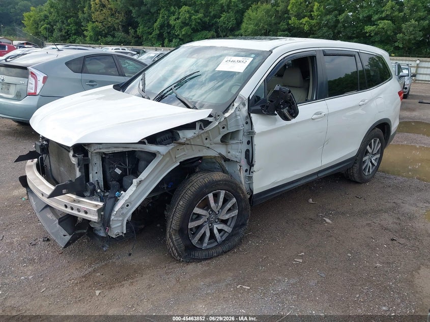 2019 Honda Pilot VIN 5FNYF6H5XKB083493 IAAI salvage auction — FRONT END, Salvage (Tennessee), sold $3,700 on 2026-07-22 (photo 2)