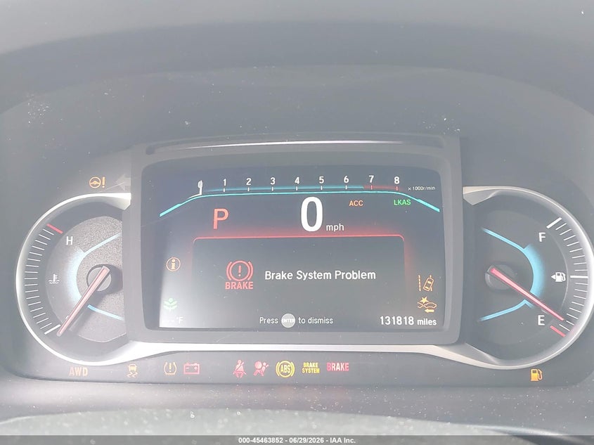 2019 Honda Pilot VIN 5FNYF6H5XKB083493 IAAI salvage auction — FRONT END, Salvage (Tennessee), sold $3,700 on 2026-07-22 (photo 7)