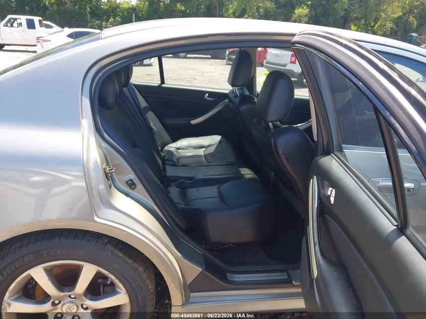 2006 Infiniti G VIN JNKCV51F26M606009 IAAI salvage auction — MECHANICAL, Clear (Georgia), sold $250 on 2026-07-17 (photo 8)