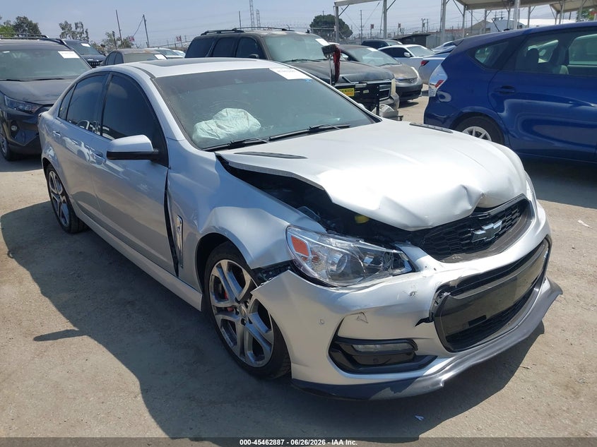 2016 Chevrolet Ss VIN 6G3F15RWXGL229535 IAAI salvage auction — FRONT END, Salvage Title, sold $16,700 on 2026-09-02 (photo 1)