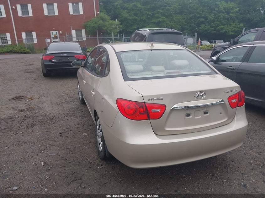 2010 Hyundai Elantra VIN KMHDU4AD3AU162922 IAAI salvage auction — NORMAL WEAR, Clear (Massachusetts), sold $450 on 2026-07-21 (photo 3)