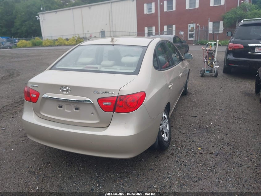 2010 Hyundai Elantra VIN KMHDU4AD3AU162922 IAAI salvage auction — NORMAL WEAR, Clear (Massachusetts), sold $450 on 2026-07-21 (photo 4)