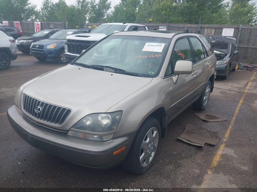 1999 Lexus Rx 300 VIN JT6HF10U9X0066090 IAAI salvage auction — NORMAL WEAR, Clear (Colorado), sold $950 on 2026-07-07 (photo 2)