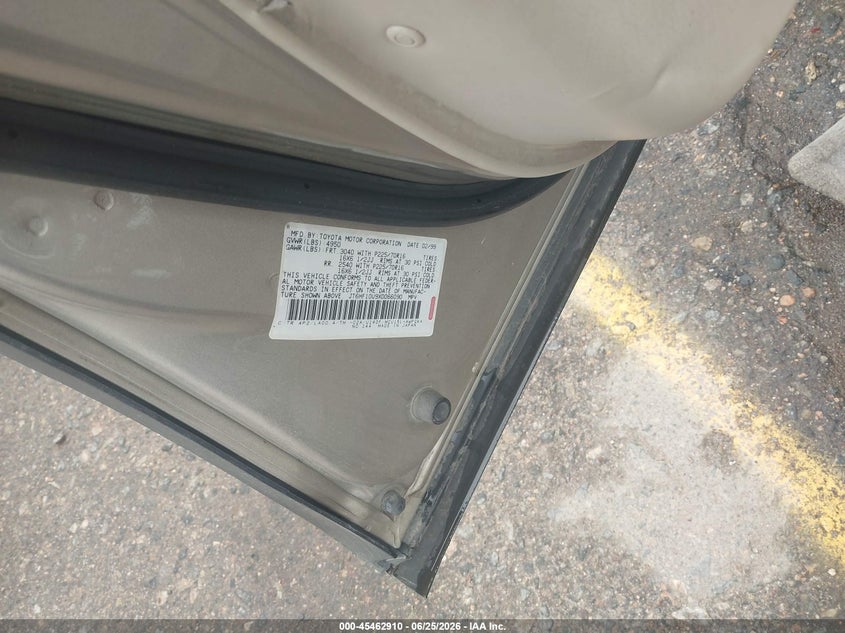 1999 Lexus Rx 300 VIN JT6HF10U9X0066090 IAAI salvage auction — NORMAL WEAR, Clear (Colorado), sold $950 on 2026-07-07 (photo 9)