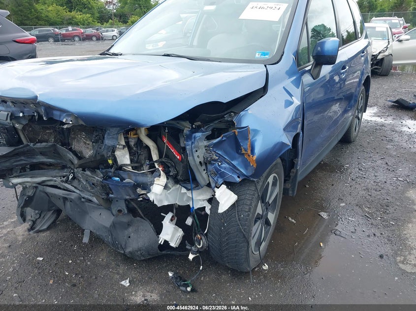 2018 Subaru Forester VIN JF2SJAGC4JH581907 IAAI salvage auction — FRONT END, Salvage Title, sold $350 on 2026-07-28 (photo 6)