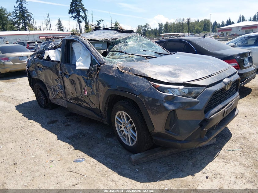 2019 Toyota Rav 4 VIN JTMG1RFV1KJ003036 IAAI salvage auction — ROLLOVER, Salvage Title, sold $2,025 on 2026-07-15 (photo 1)