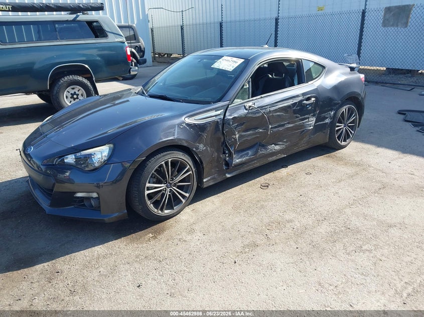2014 Subaru Brz VIN JF1ZCAC11E9605307 IAAI salvage auction — SIDE, Salvage (California), sold $3,150 on 2026-07-05 (photo 2)