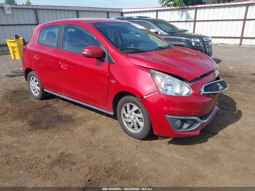 2018 Mitsubishi Mirage VIN ML32A4HJ5JH001788 IAAI salvage auction — LEFT FRONT, Bill Of Sale (Washington), sold $400 on 2026-07-14 (photo 1)