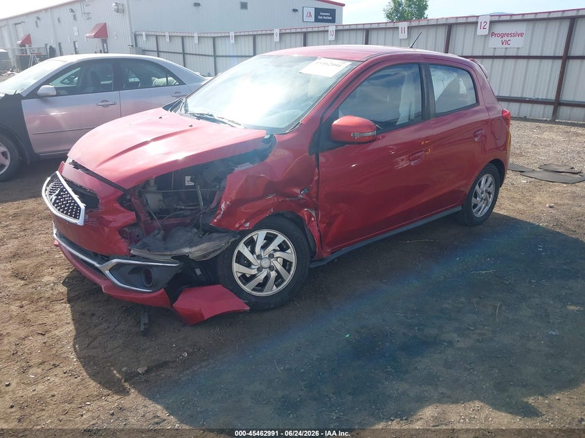 2018 Mitsubishi Mirage VIN ML32A4HJ5JH001788 IAAI salvage auction — LEFT FRONT, Bill Of Sale (Washington), sold $400 on 2026-07-14 (photo 2)