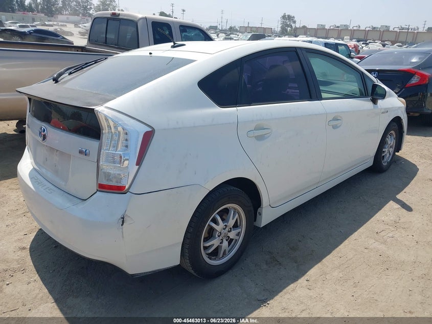 2010 Toyota Prius VIN JTDKN3DU2A0182956 IAAI salvage auction — UNKNOWN, Salvage (California), sold $1,225 on 2026-07-24 (photo 4)
