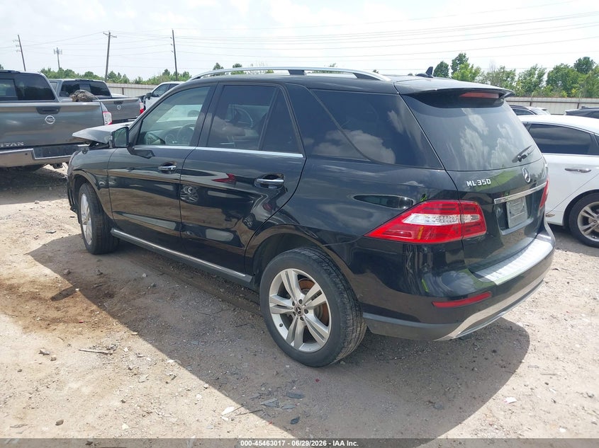 2015 Mercedes-benz M-klasse VIN 4JGDA5HB2FA473320 IAAI salvage auction — FRONT END, Salvage (Texas), sold $2,350 on 2026-07-09 (photo 3)