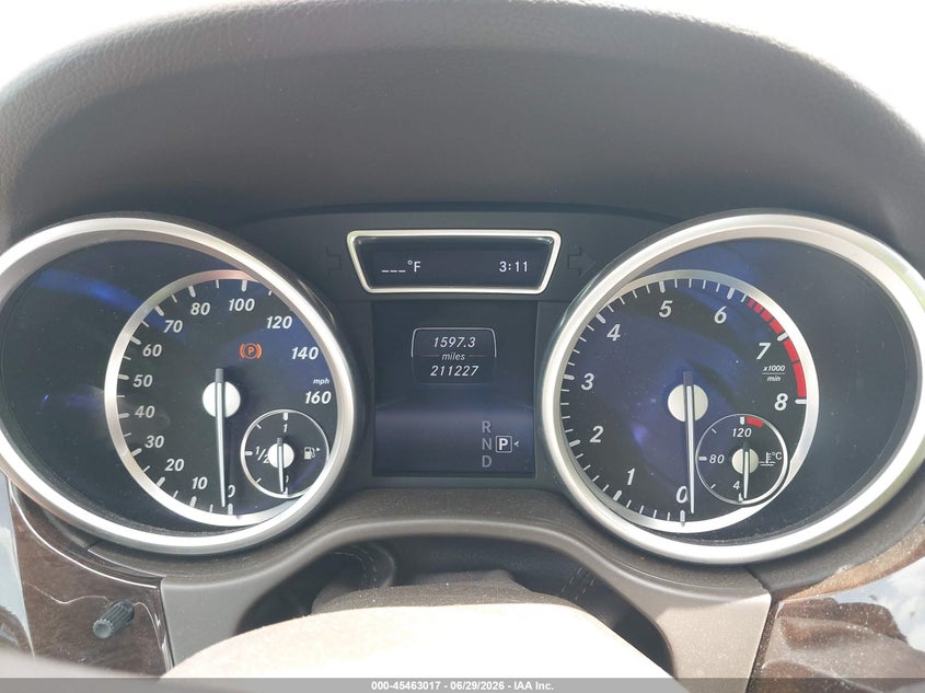 2015 Mercedes-benz M-klasse VIN 4JGDA5HB2FA473320 IAAI salvage auction — FRONT END, Salvage (Texas), sold $2,350 on 2026-07-09 (photo 7)