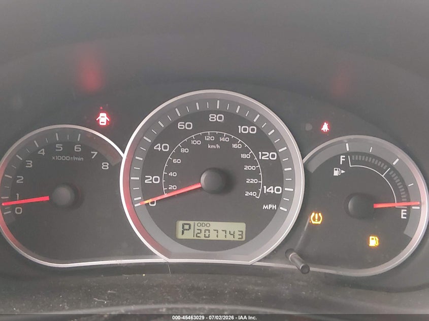 2009 Subaru Impreza VIN JF1GE60699H518250 IAAI salvage auction — REAR END, Salvage (California), sold $300 on 2026-07-30 (photo 7)