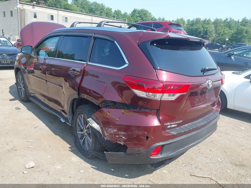 2018 Toyota Highlander VIN 5TDJZRFHXJS833802 IAAI salvage auction — LEFT SIDE, Salvage (Massachusetts), sold $7,800 on 2026-07-24 (photo 6)