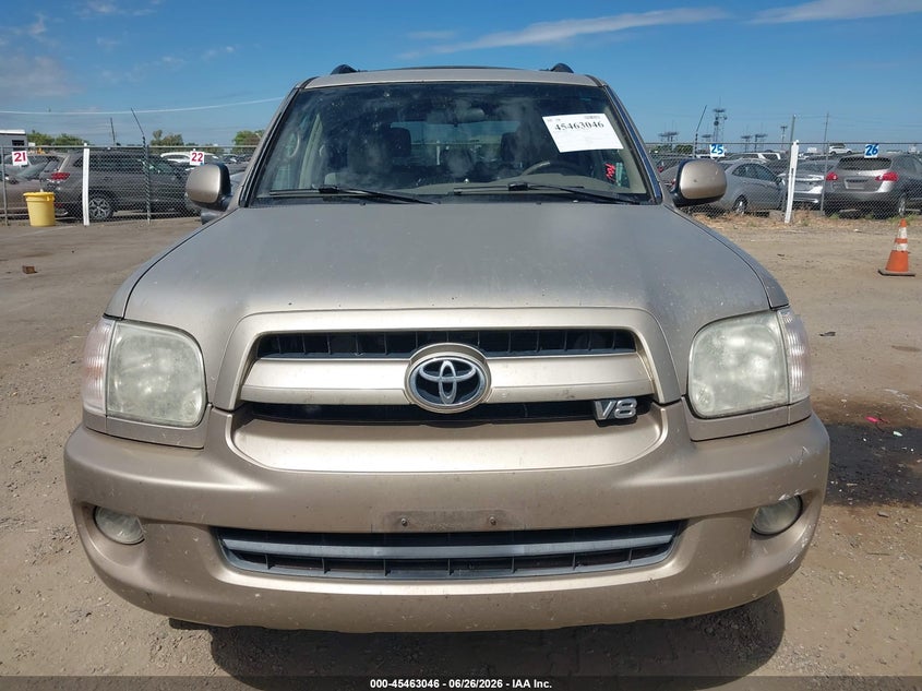 2007 Toyota Sequoia VIN 5TDBT44A37S278862 IAAI salvage auction — NORMAL WEAR, Clear - Dealer Only (California), sold $1,200 on 2026-07-08 (photo 6)