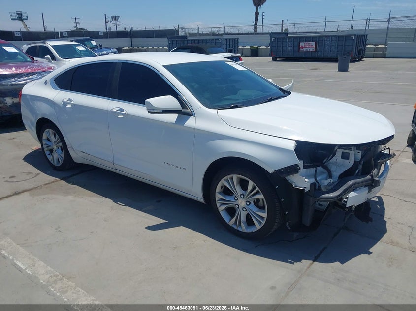 2014 Chevrolet Impala VIN 1G1115SL1EU103619 IAAI salvage auction — FRONT END, Salvage Title, sold $850 on 2026-08-01 (photo 1)