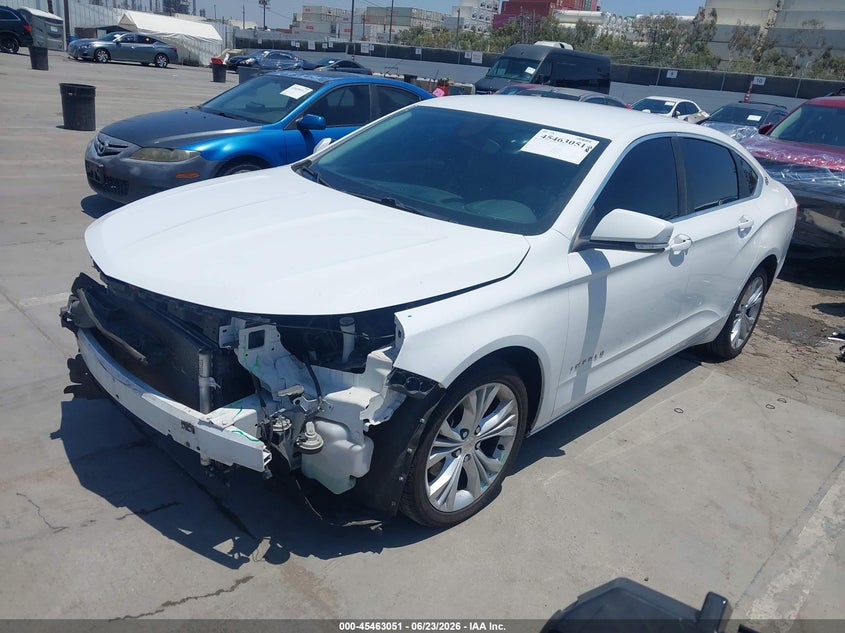 2014 Chevrolet Impala VIN 1G1115SL1EU103619 IAAI salvage auction — FRONT END, Salvage Title, sold $850 on 2026-08-01 (photo 2)