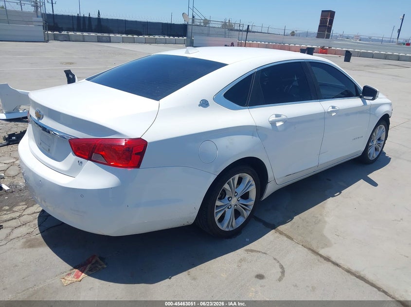 2014 Chevrolet Impala VIN 1G1115SL1EU103619 IAAI salvage auction — FRONT END, Salvage Title, sold $850 on 2026-08-01 (photo 4)