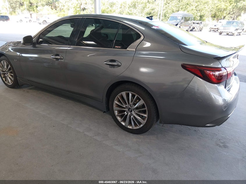 2019 Infiniti Q50 VIN JN1EV7ARXKM552701 IAAI salvage auction — NORMAL WEAR, Clear (Florida), sold $5,900 on 2026-07-22 (photo 3)