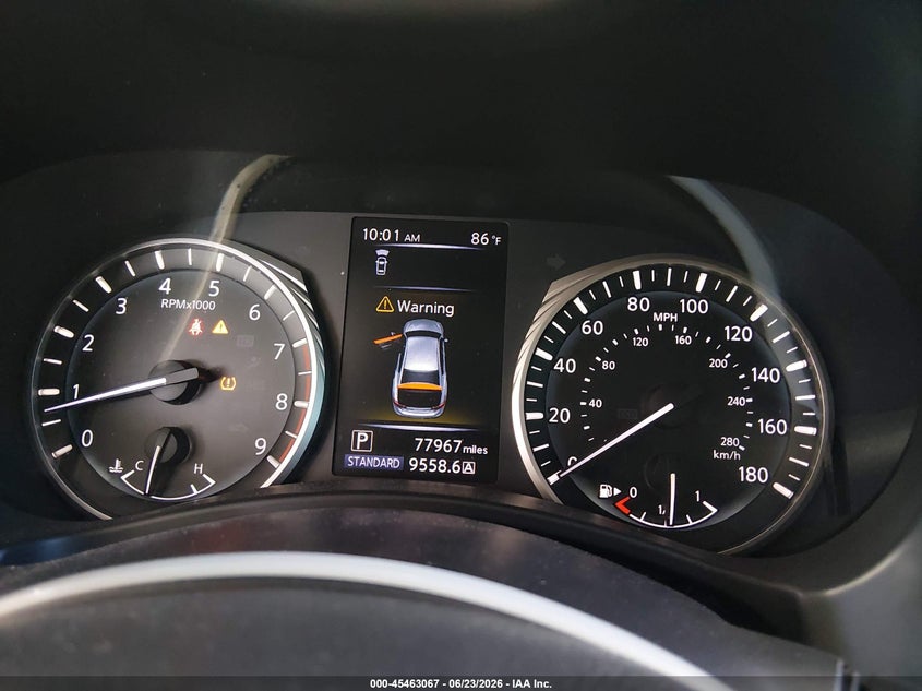 2019 Infiniti Q50 VIN JN1EV7ARXKM552701 IAAI salvage auction — NORMAL WEAR, Clear (Florida), sold $5,900 on 2026-07-22 (photo 7)