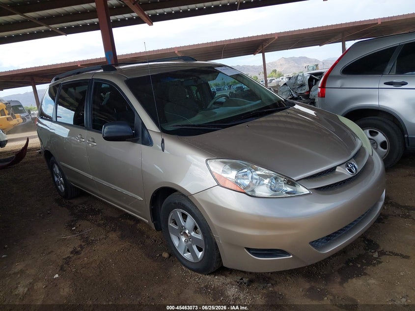 2006 Toyota Sienna VIN 5TDZA23C36S528773 IAAI salvage auction — REAR END, Salvage (Arizona), sold $575 on 2026-07-11 (photo 1)