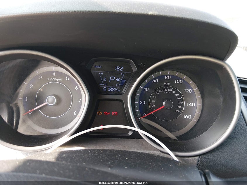 2015 Hyundai Elantra VIN KMHDH4AE1FU229523 IAAI salvage auction — WATER/FLOOD, Salvage (Texas), sold $500 on 2026-07-28 (photo 7)