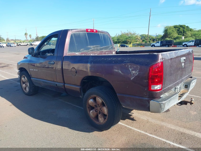 2005 Dodge Ram 1500 VIN 1D7HA16K05J548442 IAAI salvage auction — NORMAL WEAR, Salvage Title (Hawaii), sold $100 on 2026-08-04 (photo 3)