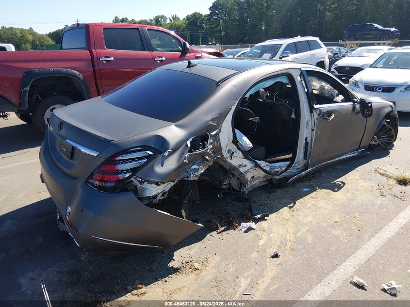 2019 Mercedes-benz S-klasse VIN WDDUG8DB4KA424596 IAAI salvage auction — RIGHT SIDE, Salvage Title, sold $5,900 on 2026-08-05 (photo 4)