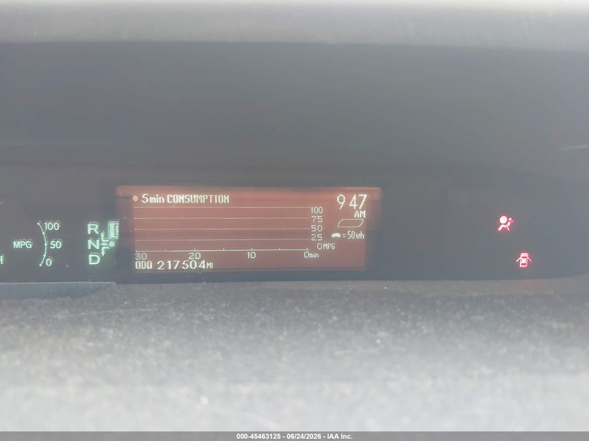 2010 Toyota Prius VIN JTDKN3DU3A0007826 IAAI salvage auction — NORMAL WEAR, Clear - Dealer Only (California), sold $750 on 2026-07-28 (photo 7)