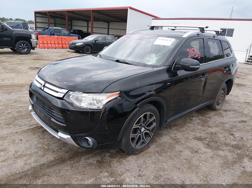 2015 Mitsubishi Outlander VIN JA4JZ4AX0FZ005288 IAAI salvage auction — FRONT & REAR, Certificate Of Title (Nebraska), sold $625 on 2026-07-30 (photo 2)