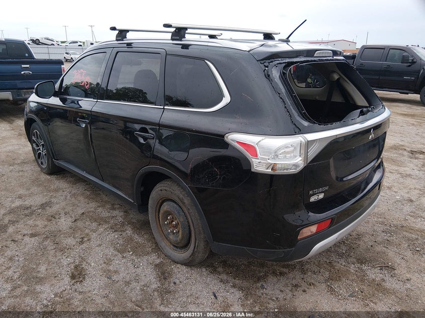 2015 Mitsubishi Outlander VIN JA4JZ4AX0FZ005288 IAAI salvage auction — FRONT & REAR, Certificate Of Title (Nebraska), sold $625 on 2026-07-30 (photo 3)