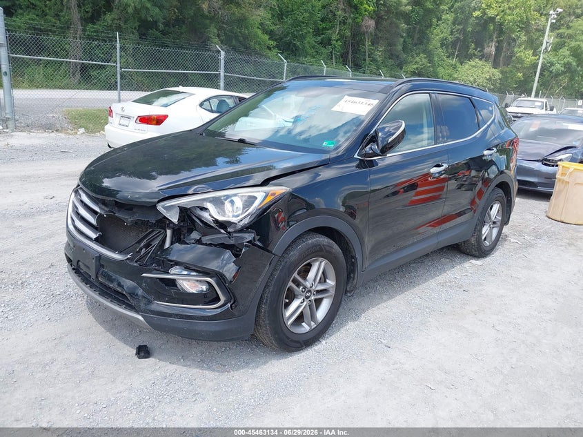 2017 Hyundai Santa fe VIN 5NMZUDLB1HH050448 IAAI salvage auction — FRONT END, Salvage Title, sold $2,850 on 2026-07-26 (photo 2)