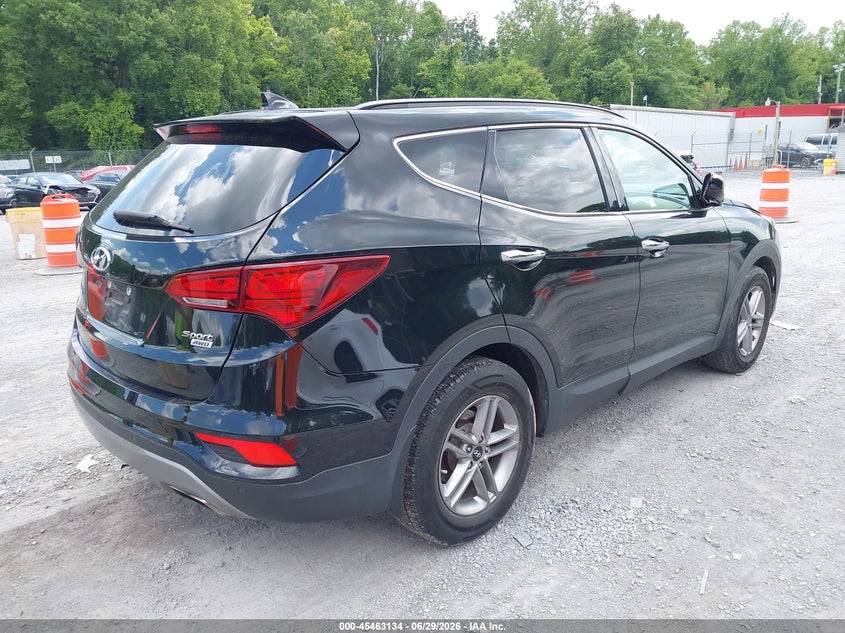 2017 Hyundai Santa fe VIN 5NMZUDLB1HH050448 IAAI salvage auction — FRONT END, Salvage Title, sold $2,850 on 2026-07-26 (photo 4)
