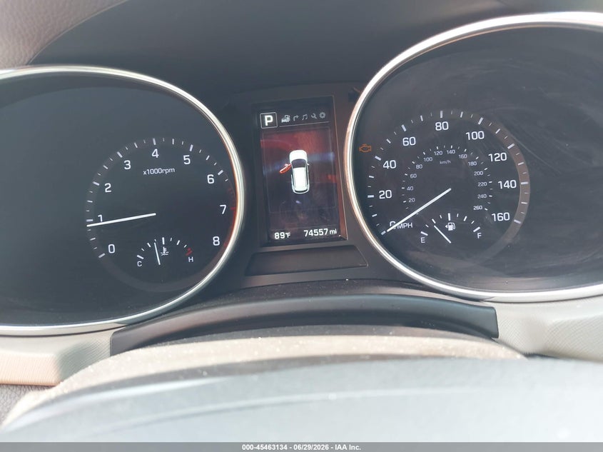 2017 Hyundai Santa fe VIN 5NMZUDLB1HH050448 IAAI salvage auction — FRONT END, Salvage Title, sold $2,850 on 2026-07-26 (photo 7)