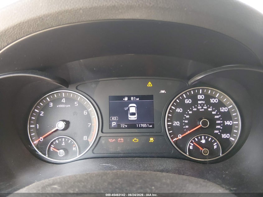 2020 Kia Optima VIN 5XXGT4L33LG427257 IAAI salvage auction — FRONT & REAR, Salvage Title, sold $750 on 2026-07-29 (photo 7)