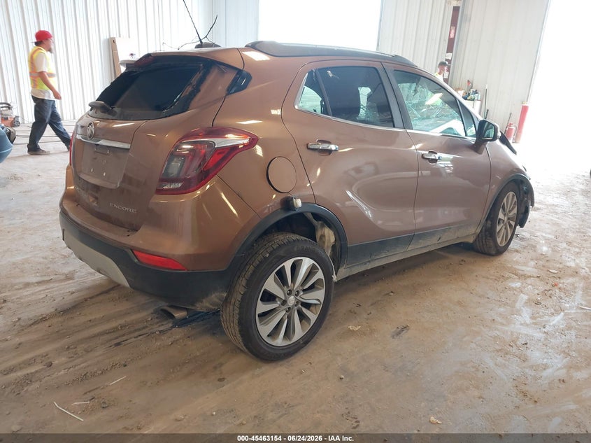 2017 Buick Encore VIN KL4CJASB1HB057381 IAAI salvage auction — NORMAL WEAR, Clear (Michigan), sold $375 on 2026-07-21 (photo 4)
