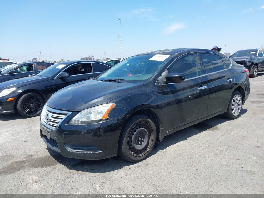 2014 Nissan Sentra VIN 3N1AB7AP7EY281166 IAAI salvage auction — NORMAL WEAR, Clear - Dealer Only (California), sold $600 on 2026-07-09 (photo 2)