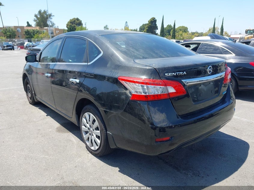 2014 Nissan Sentra VIN 3N1AB7AP7EY281166 IAAI salvage auction — NORMAL WEAR, Clear - Dealer Only (California), sold $600 on 2026-07-09 (photo 3)