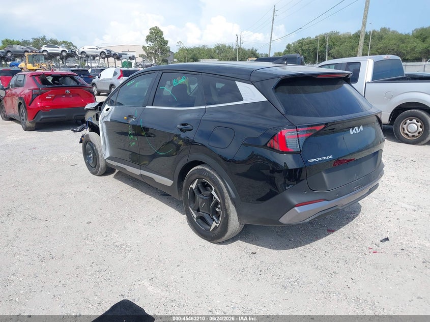 2026 Kia Sportage VIN 5XYK33DF1TG398124 IAAI salvage auction — FRONT END, Rebuildable (Florida), sold $8,600 on 2026-08-01 (photo 3)