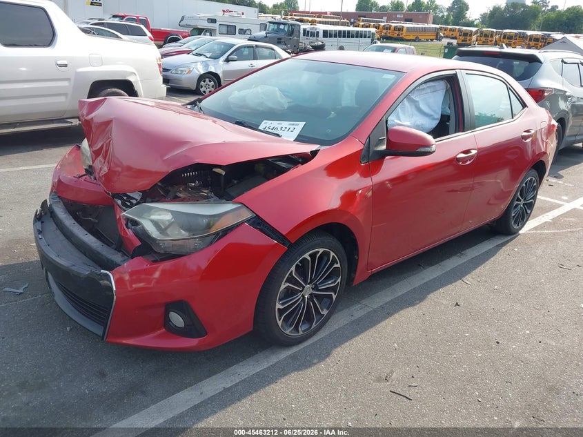 2015 Toyota Corolla VIN 5YFBURHE6FP340737 IAAI salvage auction — FRONT END, Salvage (North Carolina), sold $1,400 on 2026-07-23 (photo 2)