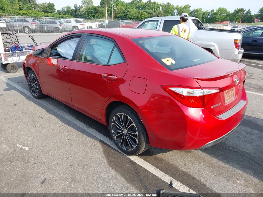 2015 Toyota Corolla VIN 5YFBURHE6FP340737 IAAI salvage auction — FRONT END, Salvage (North Carolina), sold $1,400 on 2026-07-23 (photo 3)
