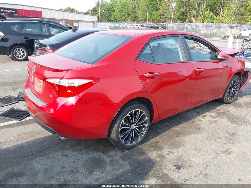 2015 Toyota Corolla VIN 5YFBURHE6FP340737 IAAI salvage auction — FRONT END, Salvage (North Carolina), sold $1,400 on 2026-07-23 (photo 4)