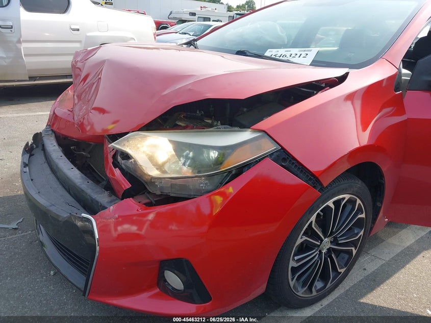 2015 Toyota Corolla VIN 5YFBURHE6FP340737 IAAI salvage auction — FRONT END, Salvage (North Carolina), sold $1,400 on 2026-07-23 (photo 6)