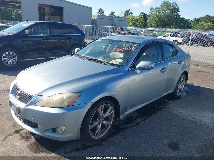 2010 Lexus Is 250 VIN JTHBF5C28A2094716 IAAI salvage auction — NORMAL WEAR, Repossession Paperwork (Georgia), sold $1,300 on 2026-07-22 (photo 2)